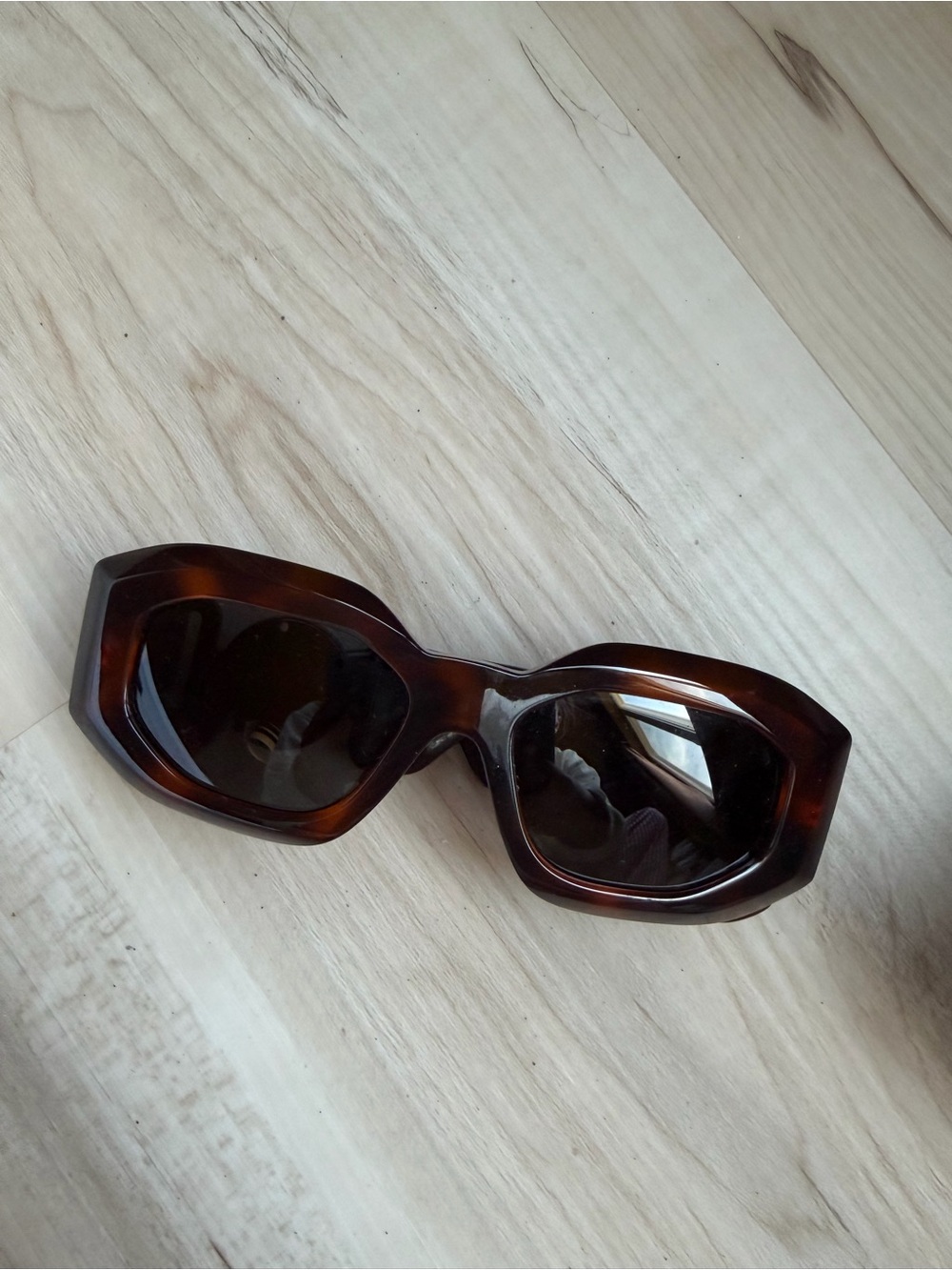 Versace  Tortoiseshell Sunglasses - Brown Frame